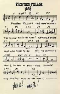Frontier Village Song, Frontier Village, San Jose, California                        